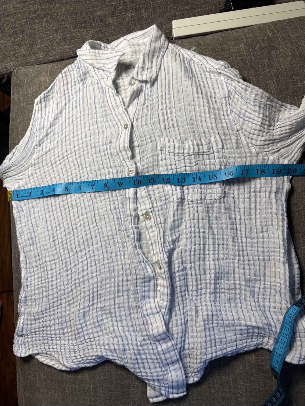 Rails Ellis Cotton Shirt in Davenport Stripe 100% Cotton - Picture 9 of 16